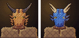 Dragonborn portraits, male and female