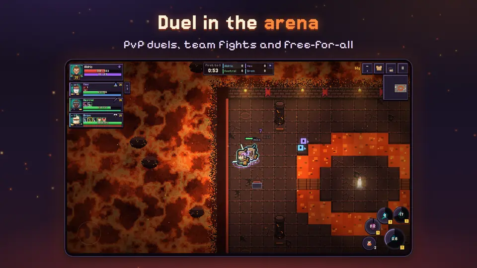 A PvP arena match
