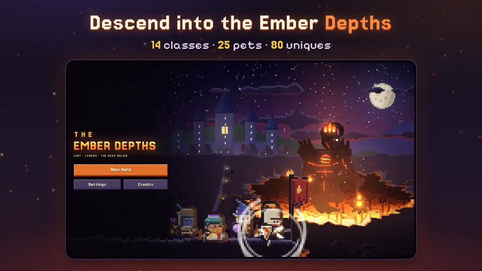 The title screen